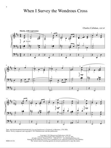 When I Survey the Wondrous Cross (Downloadable)