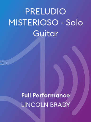 PRELUDIO MISTERIOSO - Solo Guitar