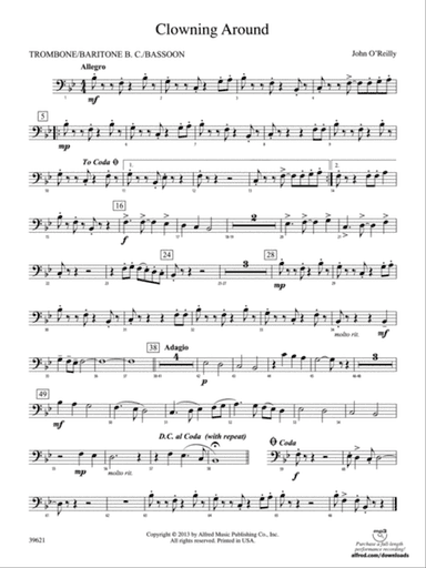 Clowning Around: 1st Trombone