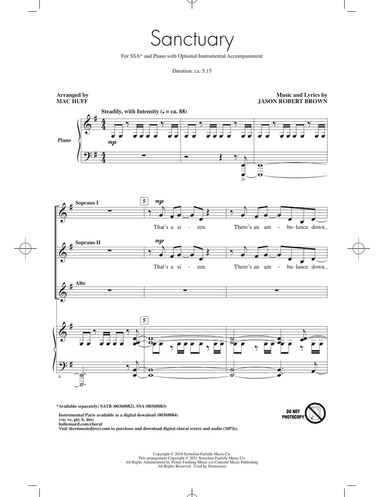 Sanctuary (arr. Mac Huff)