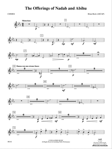 The Offerings of Nadab and Abihu: Chimes