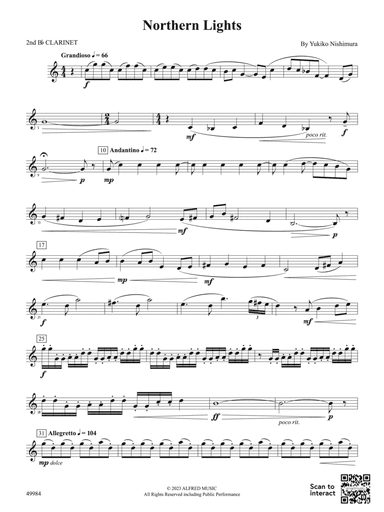 Northern Lights: 2nd B-flat Clarinet