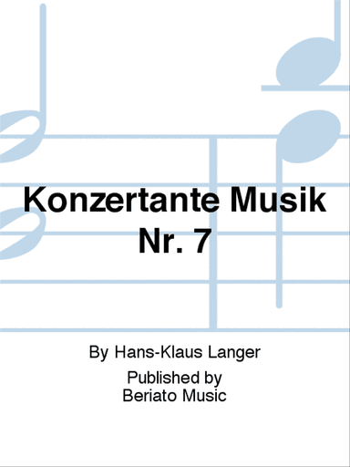 Konzertante Musik Nr. 7