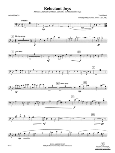 Reluctant Joys: Bassoon