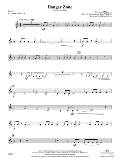 Danger Zone: Part 3 - B-flat Instruments