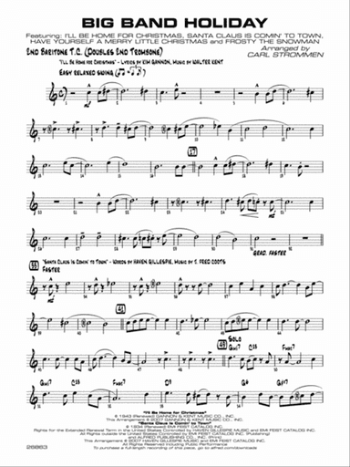 Big Band Holiday: 2nd Baritone T.C.