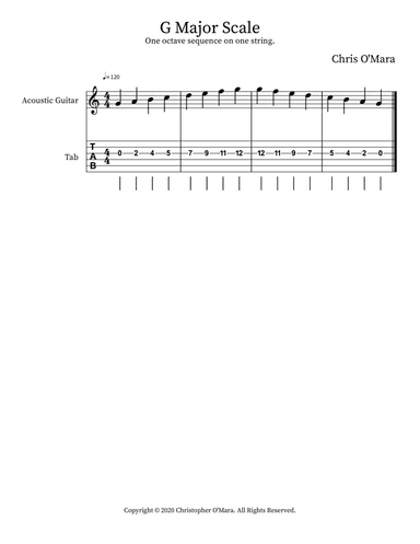 G Major Scale