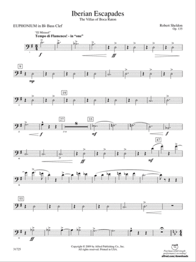 Iberian Escapades: (wp) B-flat Baritone B.C.