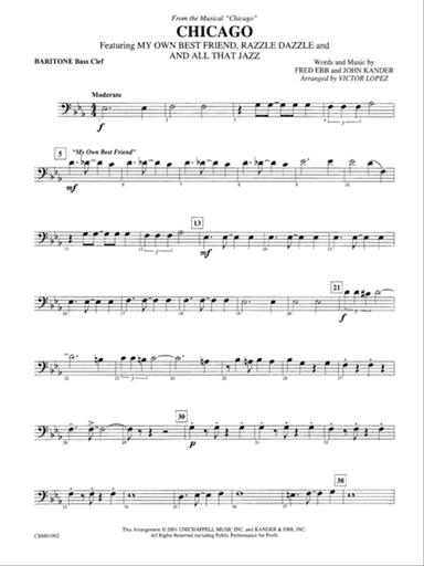 Chicago! (from the Musical Chicago!): Baritone B.C.