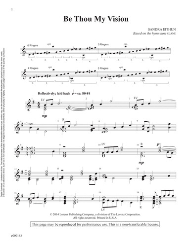 Be Thou My Vision (Reproducible Download)