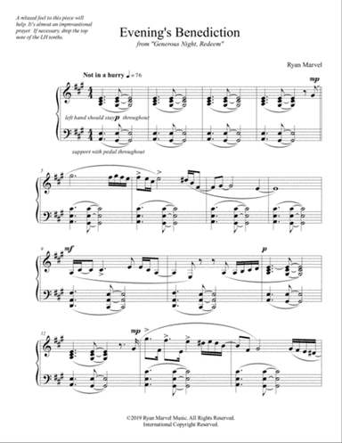 Evening's Benediction