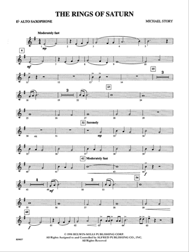 The Rings of Saturn: E-flat Alto Saxophone