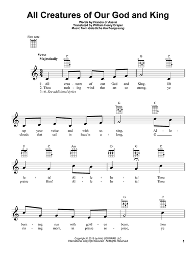 All Creatures Of Our God And King