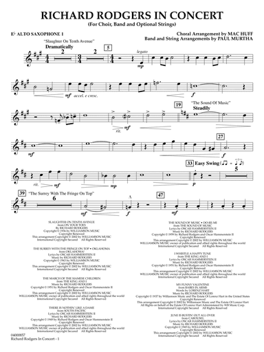 Richard Rodgers in Concert (Medley) (arr. Mac Huff, Paul Murtha) - Eb Alto Saxophone 1