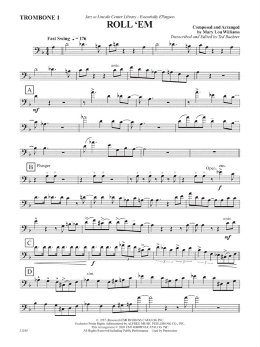 Roll 'Em: 1st Trombone