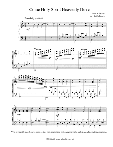 Come Holy Spirit, Heavenly Dove