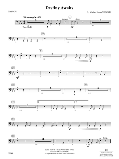Destiny Awaits: Timpani