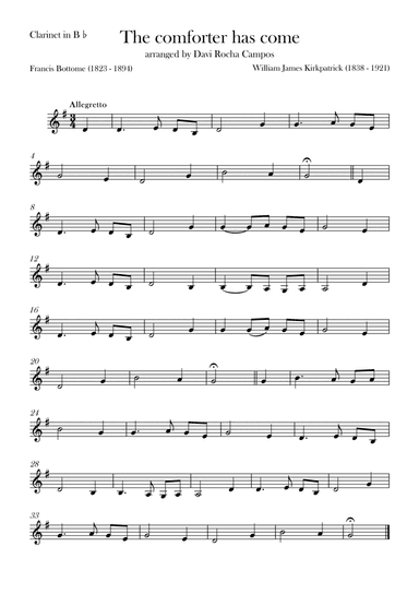 The comforter has come