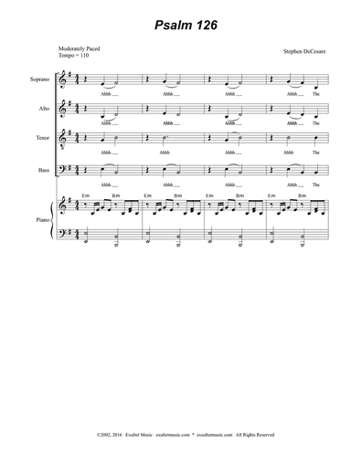 Psalm 126 (for Solo & SATB)
