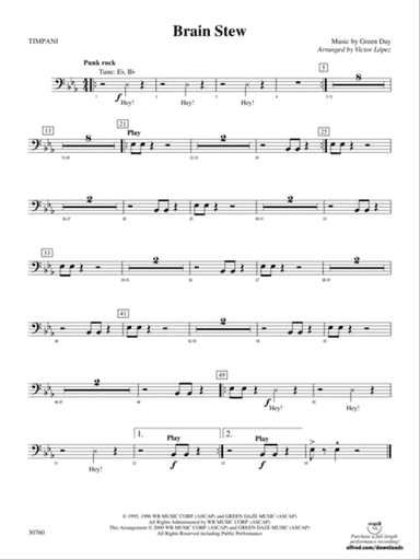 Brain Stew: Timpani