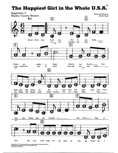 The Happiest Girl In The Whole U.S.A.