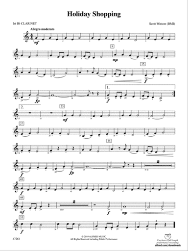 Holiday Shopping: 1st B-flat Clarinet