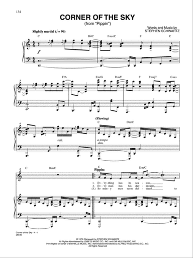 Corner of the Sky (From "Pippin")
