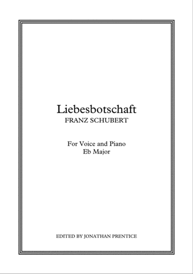 Liebesbotschaft (Eb Major)