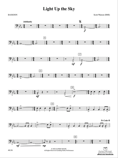Light Up the Sky: Bassoon