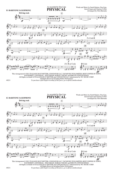 Physical: E-flat Baritone Saxophone