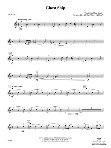 Ghost Ship: 1st Violin