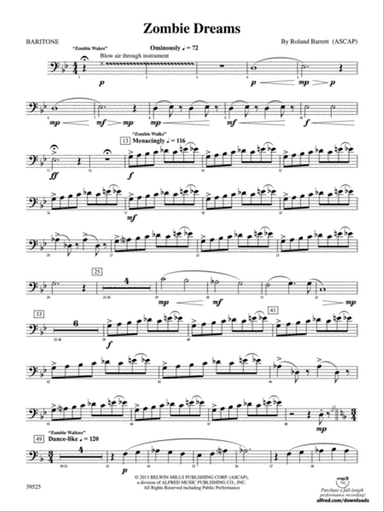 Zombie Dreams: Baritone B.C.