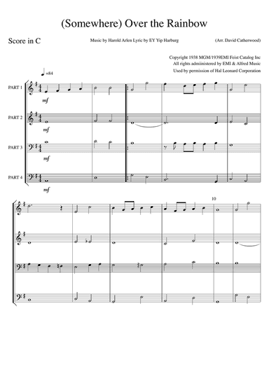 Over The Rainbow (from The Wizard Of Oz)