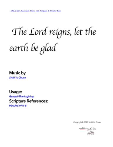The Lord reigns, let the earth be glad