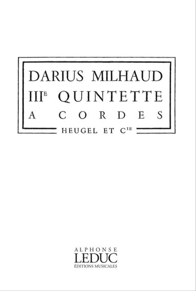 Quintette A Strings N03