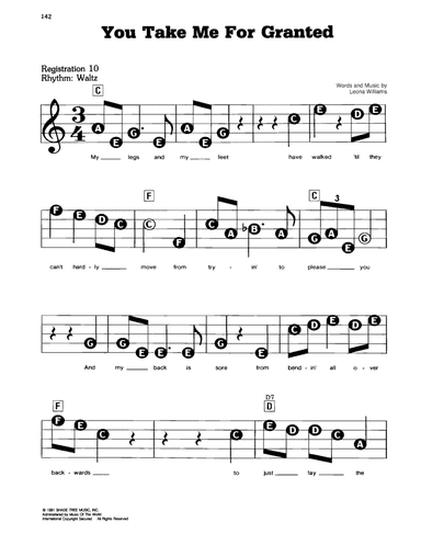 You Take Me For Granted