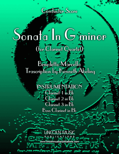Marcello - Sonata in G minor (for Clarinet Quartet)