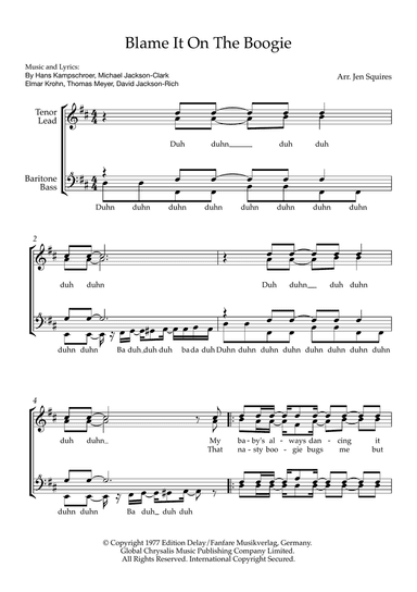 Blame It On The Boogie