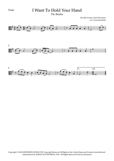 I Want To Hold Your Hand