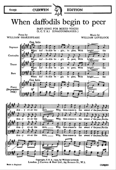 When Daffodils Begin