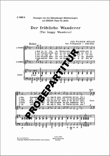 Der fröhliche Wanderer