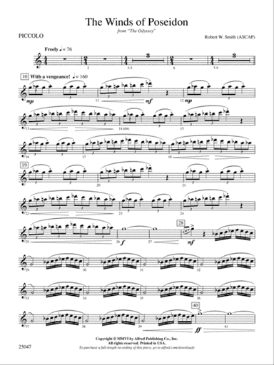 The Winds of Poseidon: Piccolo