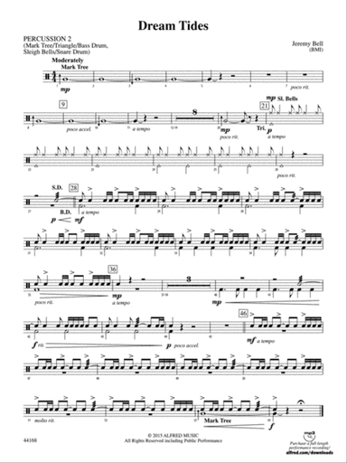 Dream Tides: 2nd Percussion
