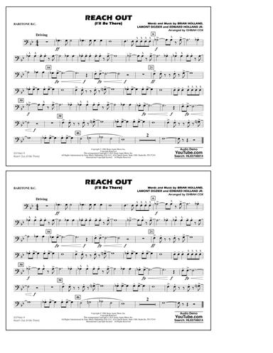 Reach Out (I'll Be There) (arr. Cox) - Baritone B.C.