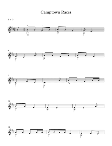 Camptown Races - American Traditional Song