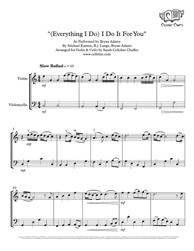 (everything I Do) I Do It For You