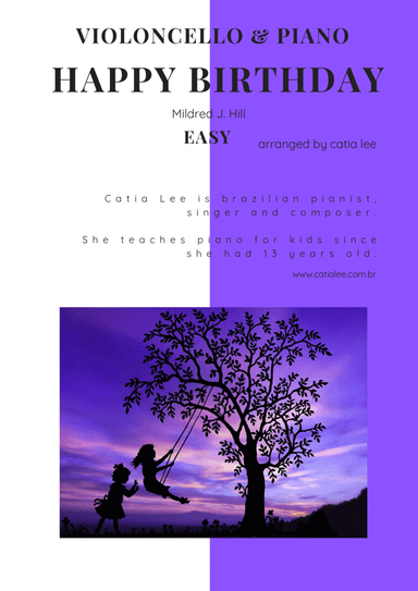 Happy birthday Duet for Cello and Piano D major