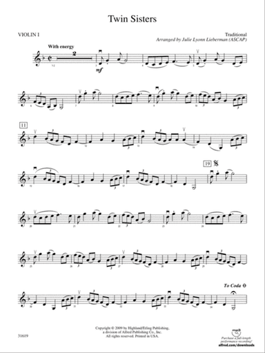 Twin Sisters: 1st Violin
