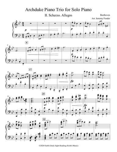 Archduke Piano Trio Mvt 2