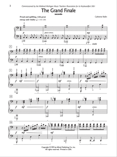 The Grand Finale - Piano Duet (1 Piano, 4 Hands)